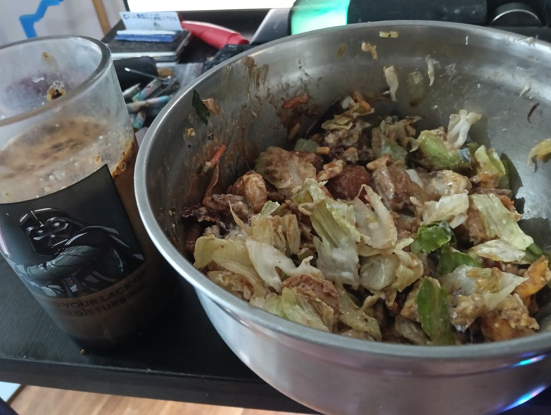 Big BBQ Brekky Salad🥗💪🏼